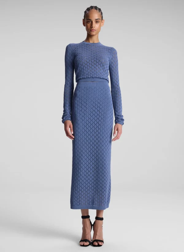 Women A.L.C. Bottoms | Skirts>Addison Pointelle Knit Skirt