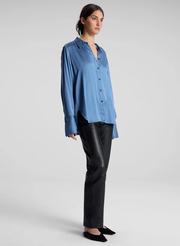 Women A.L.C. Tops>Aiden Satin Top