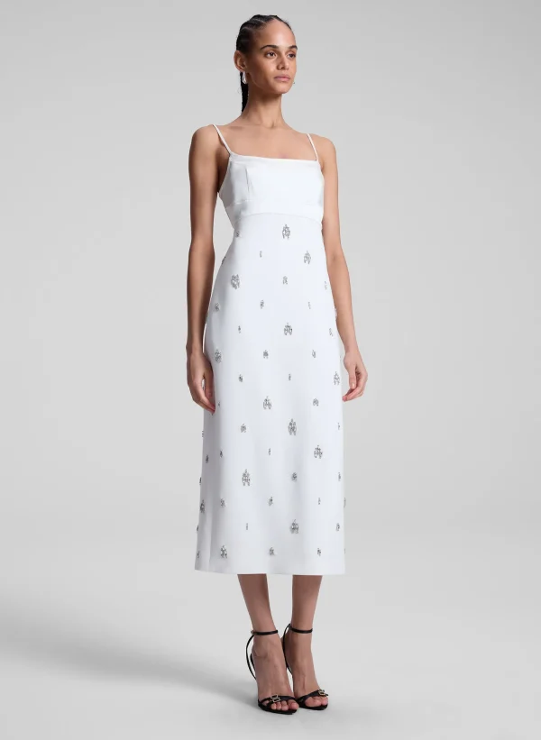 Women A.L.C. Dresses>Alana Embellished Midi Dress