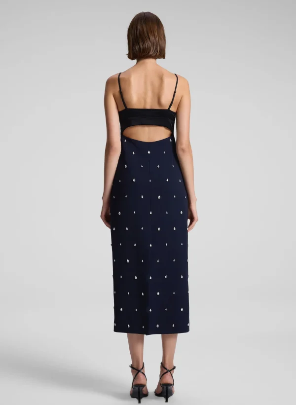 Women A.L.C. Dresses>Alana Embellished Midi Dress