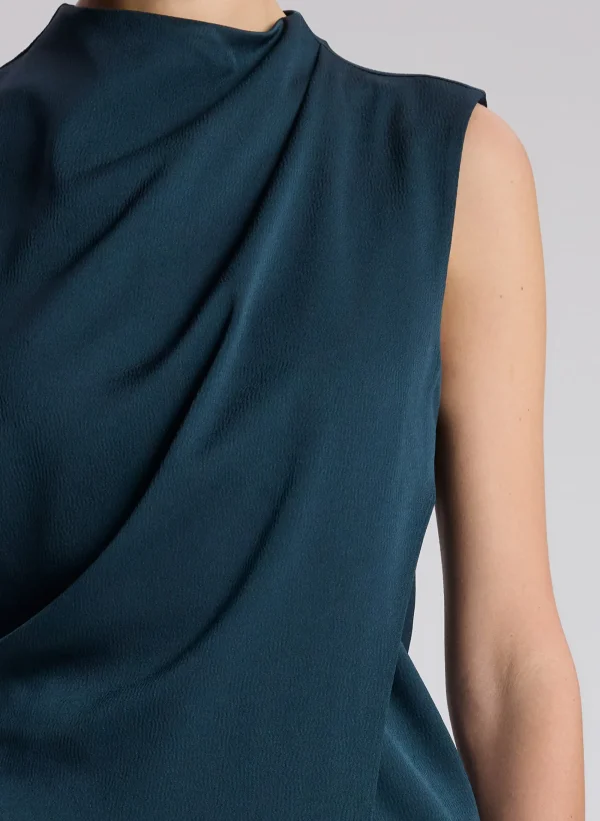 Women A.L.C. Tops>Amira Ruched Sleeveless Top