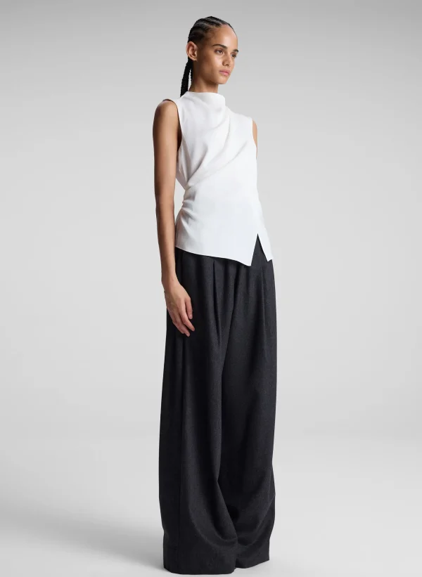 Women A.L.C. Tops>Amira Ruched Sleeveless Top