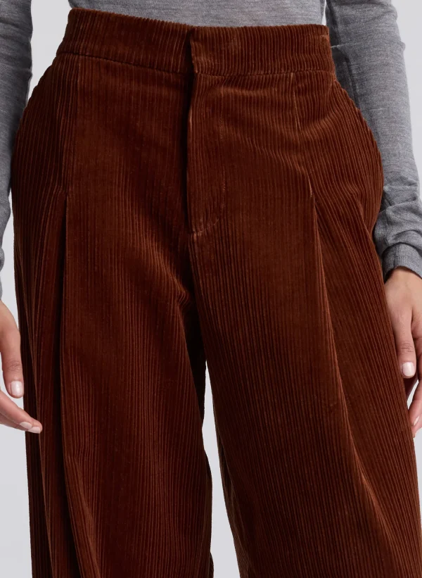 Women A.L.C. Bottoms>Andrew Wide Leg Corduroy Pant