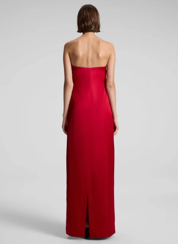 Women A.L.C. Dresses>Ani Strapless Satin Gown