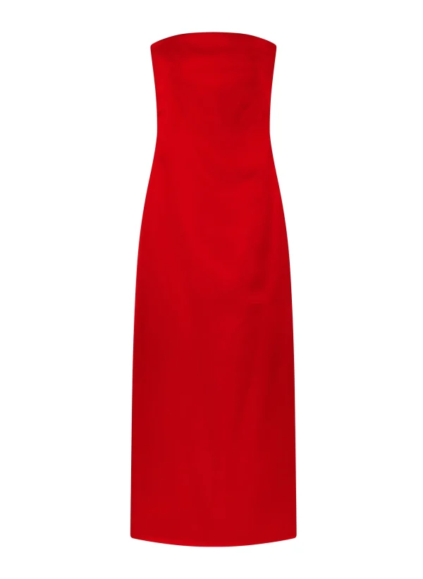 Women A.L.C. Dresses>Ani Strapless Satin Gown
