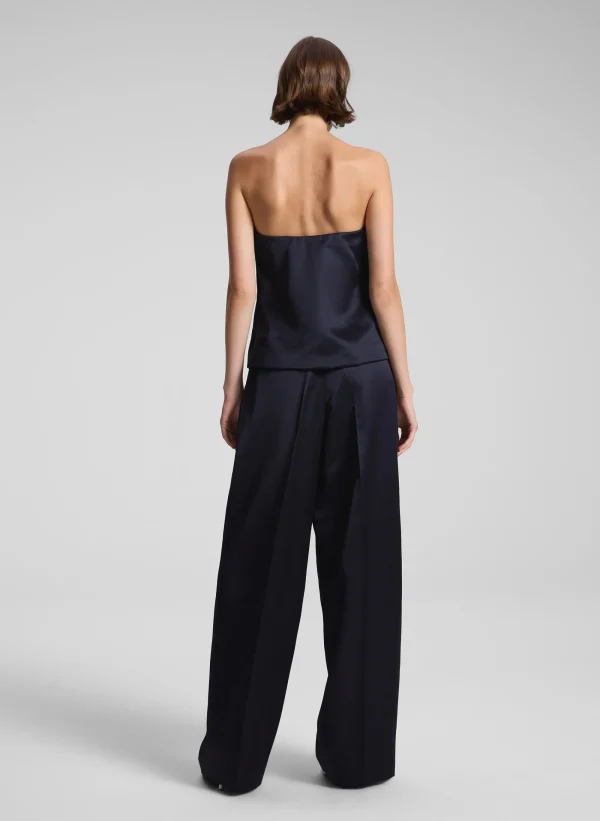 Women A.L.C. Tops>Ani Strapless Satin Top