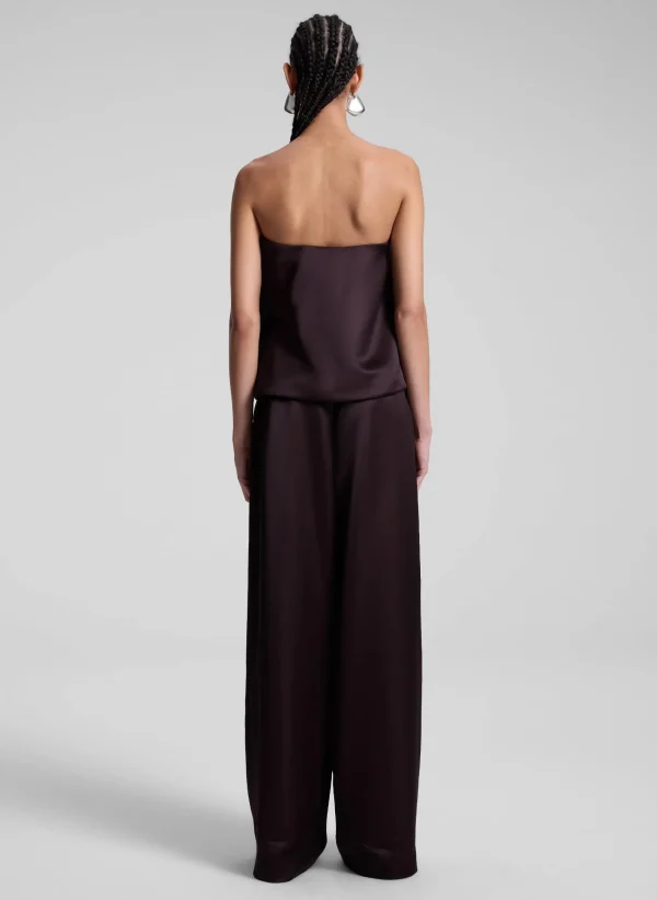 Women A.L.C. Tops>Ani Strapless Satin Top