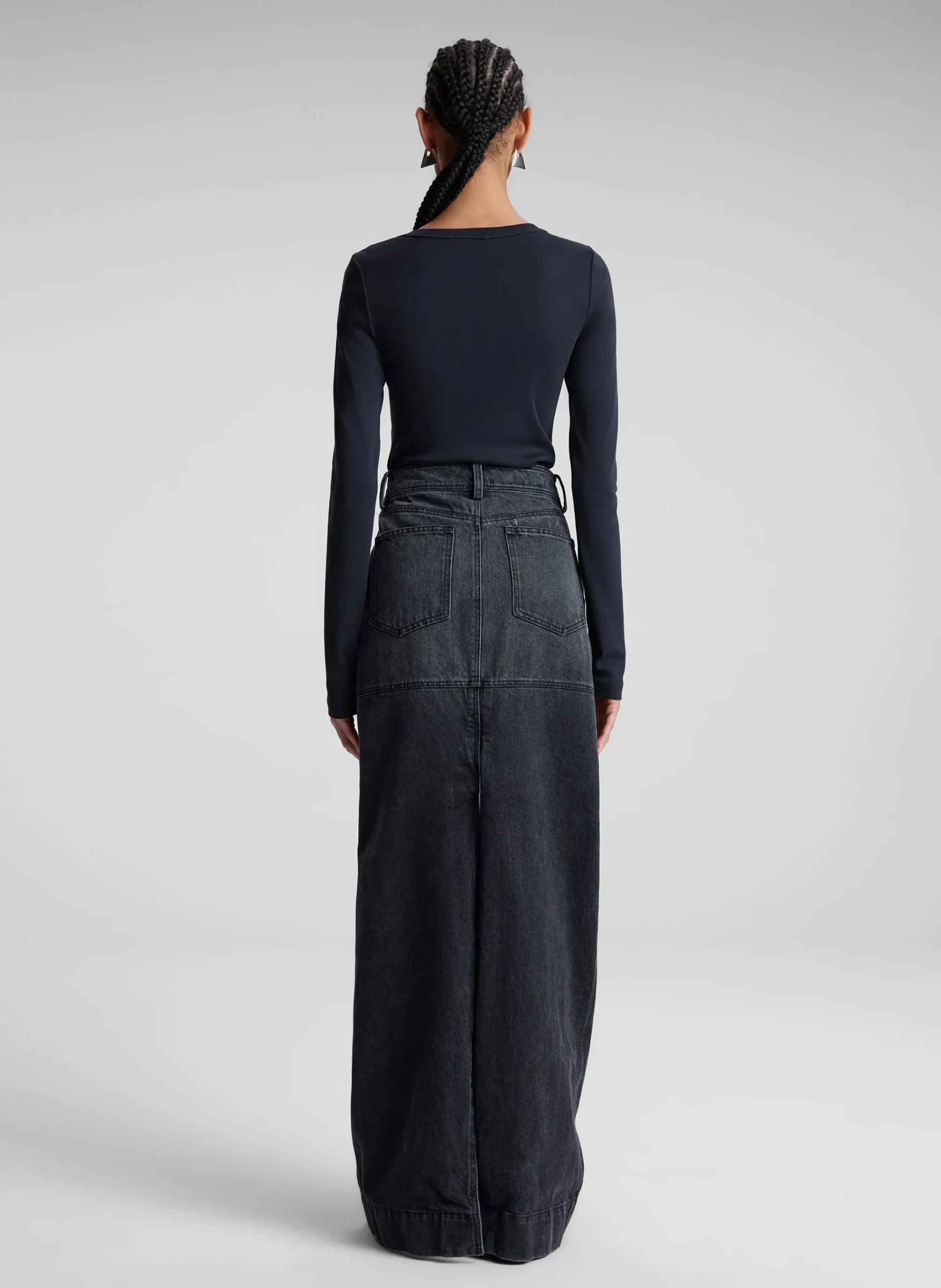 ari_cotton_rib_long_sleev_4.webp Women A.L.C. Tops | Tees & Tanks>Ari Cotton Rib Long Sleeve Tee