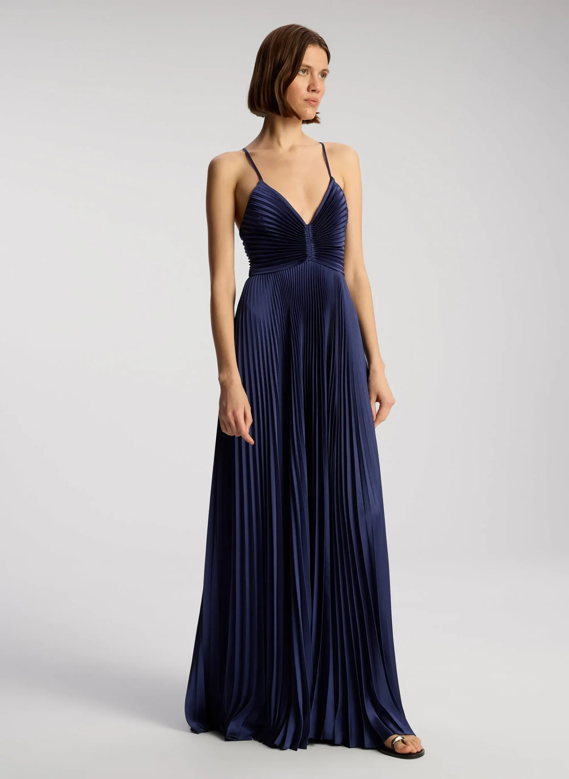 aries_satin_pleated_dress_3.webp Women A.L.C. Dresses>Aries Satin Pleated Dress