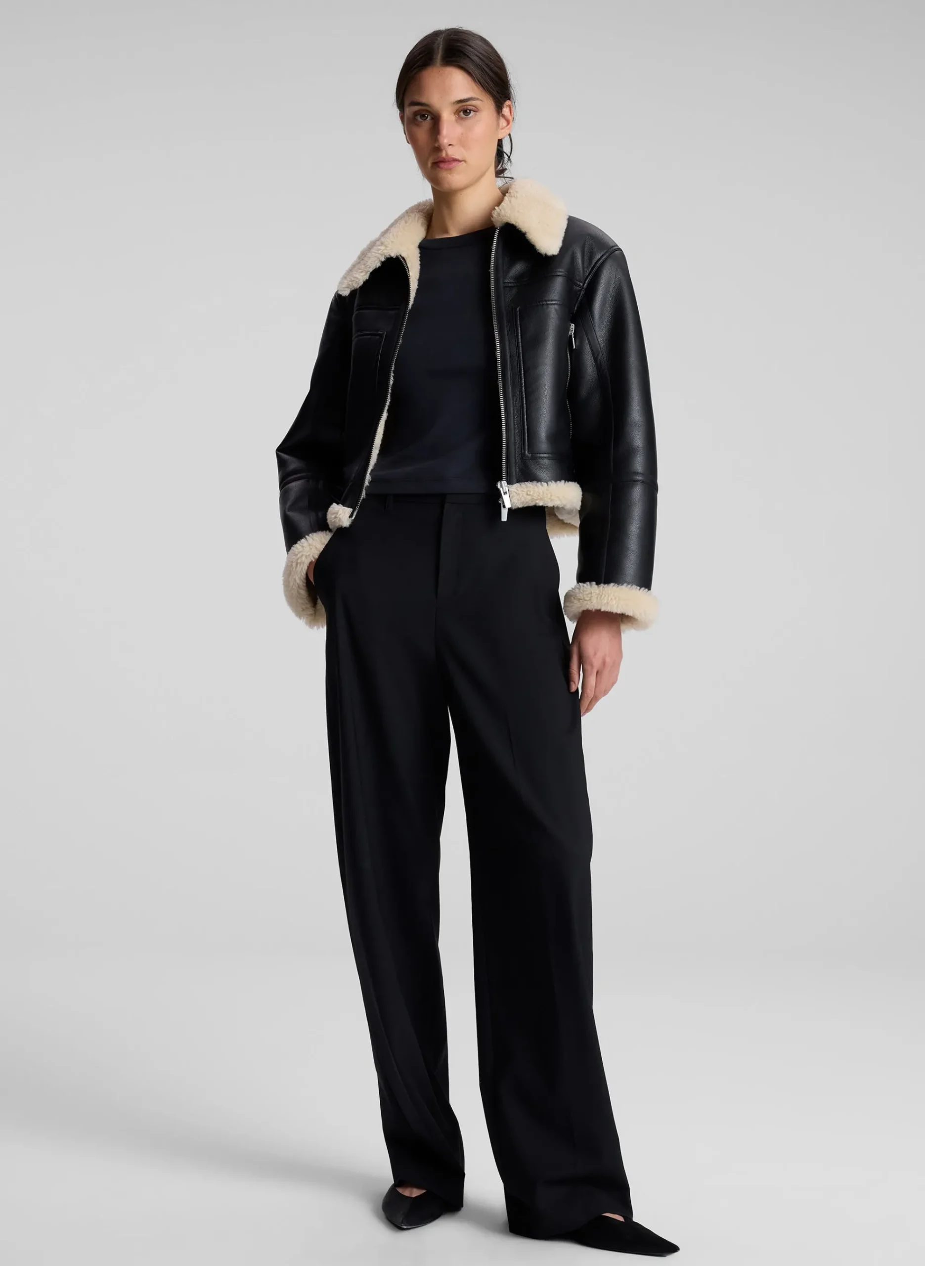 avery_faux_shearling_jack_0.webp Women A.L.C. Jackets & Coats>Avery Faux Shearling Jacket