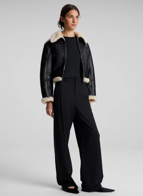 Women A.L.C. Jackets & Coats>Avery Faux Shearling Jacket