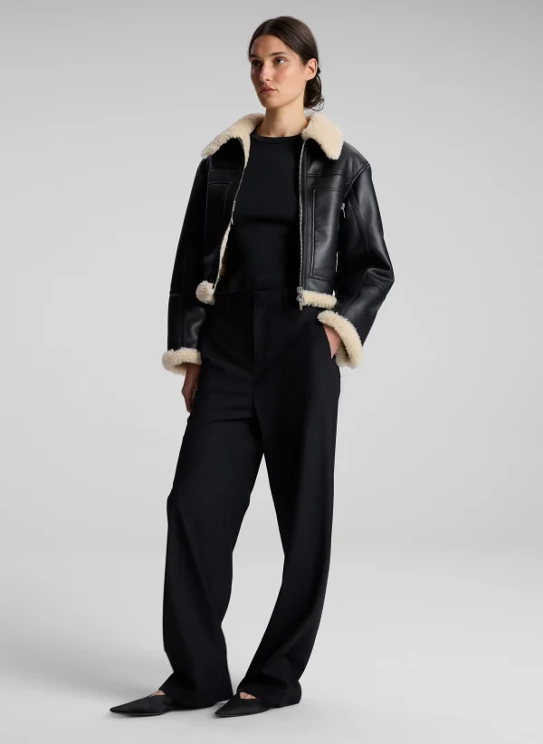 Women A.L.C. Jackets & Coats>Avery Faux Shearling Jacket