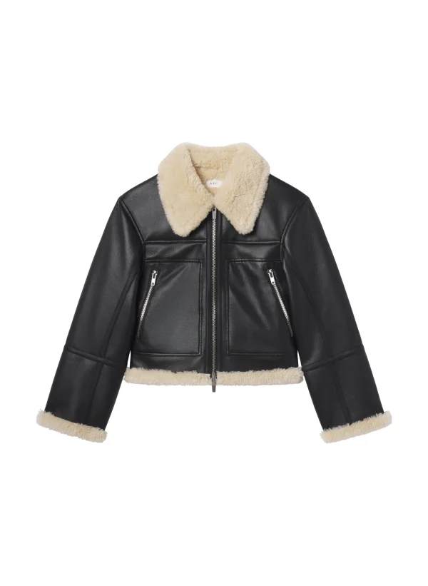 Women A.L.C. Jackets & Coats>Avery Faux Shearling Jacket