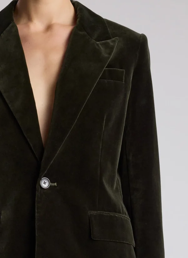 Women A.L.C. Jackets & Coats | Suits>Ben Velvet Tailored Jacket