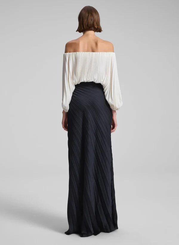 Women A.L.C. Bottoms | Skirts>Bianca Pleated Maxi Skirt