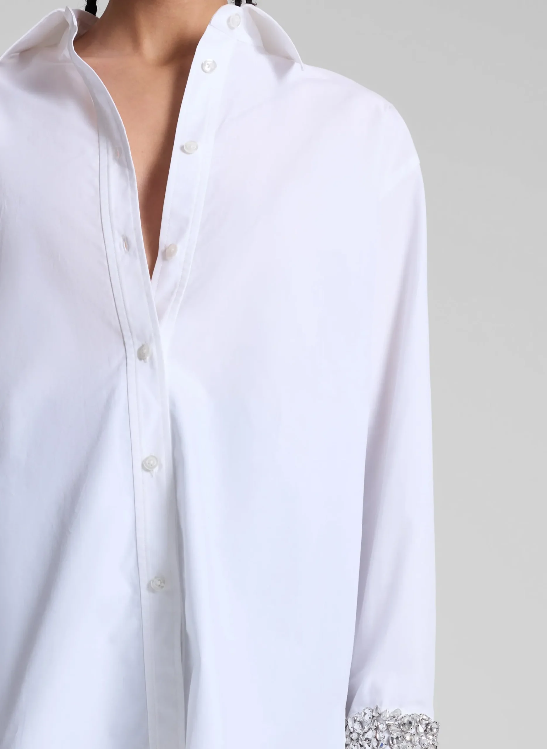 calvin_embellished_sleeve_1.webp Women A.L.C. Tops | Suits>Calvin Embellished Sleeve Shirt