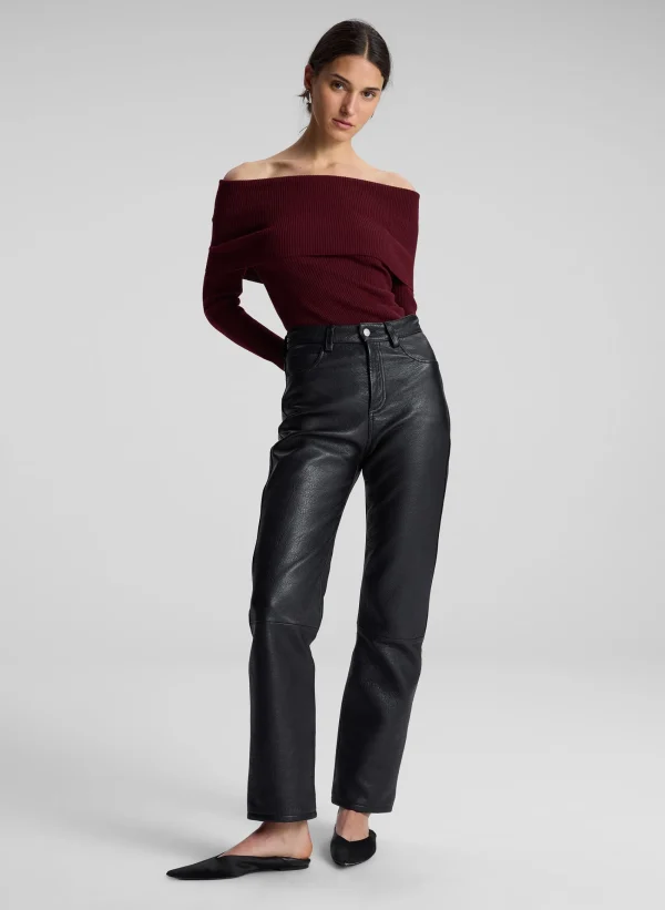Women A.L.C. Bottoms>Cameron Leather Pant