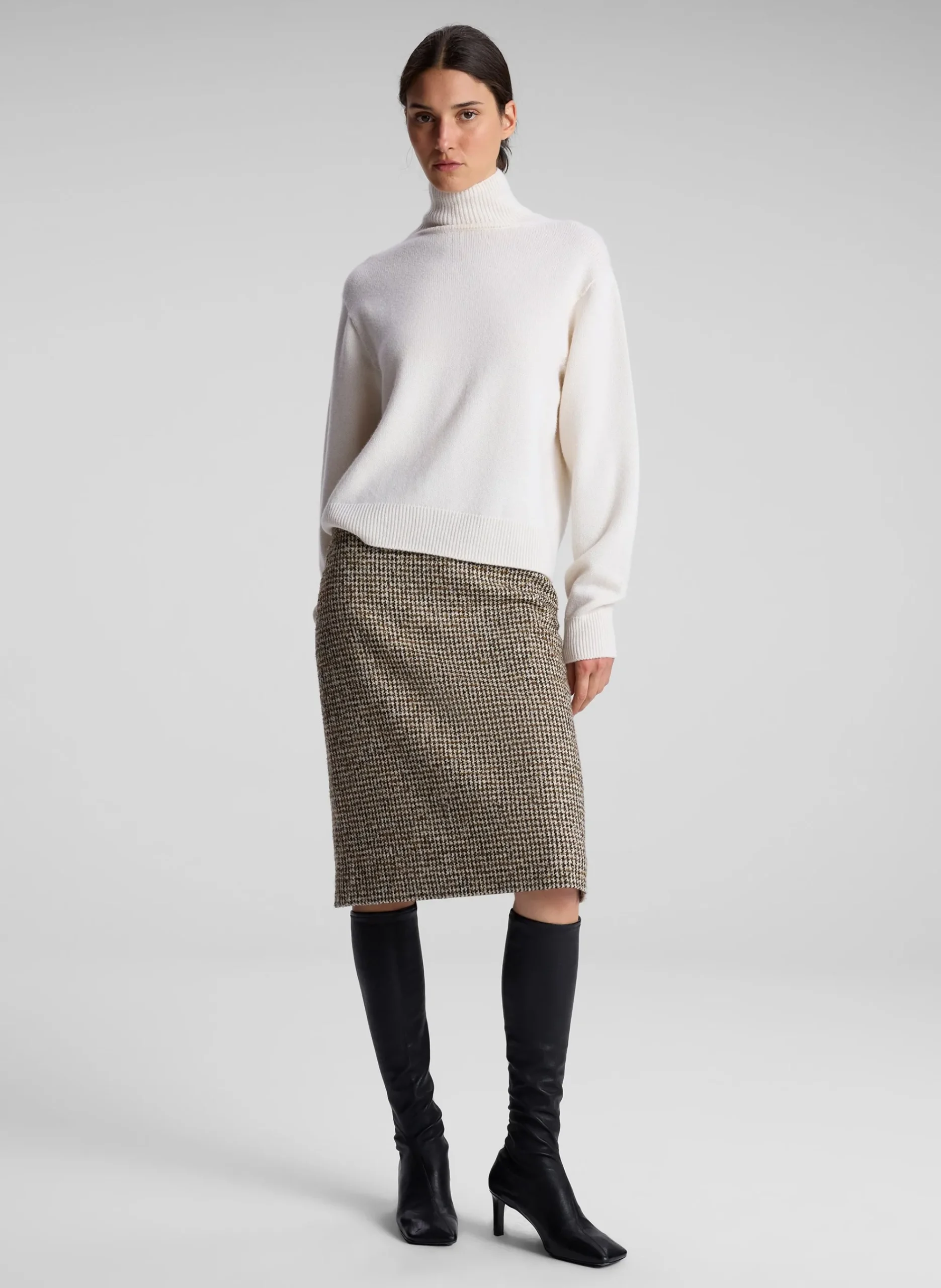 cara_houndstooth_skirt_0.webp Women A.L.C. Bottoms | Skirts>Cara Houndstooth Skirt