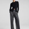 Women A.L.C. Bottoms | Suits>Charles Wool Cashmere Pinstripe Pant