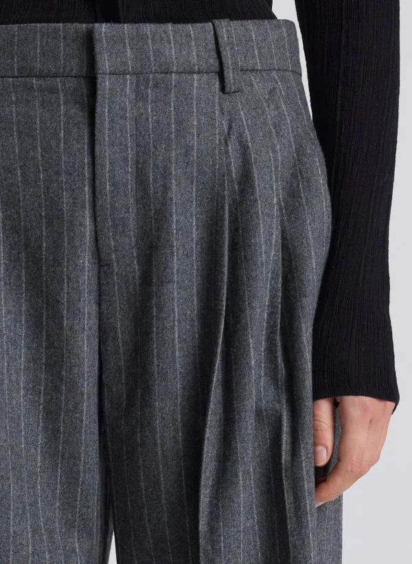 Women A.L.C. Bottoms | Suits>Charles Wool Cashmere Pinstripe Pant