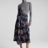 Women A.L.C. Bottoms | Skirts>Clara Printed Midi Skirt