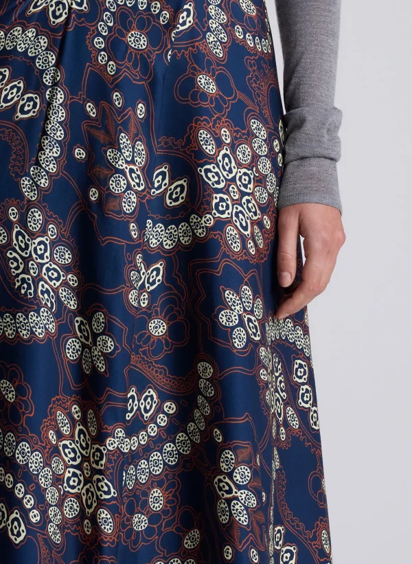 Women A.L.C. Bottoms | Skirts>Clara Printed Midi Skirt