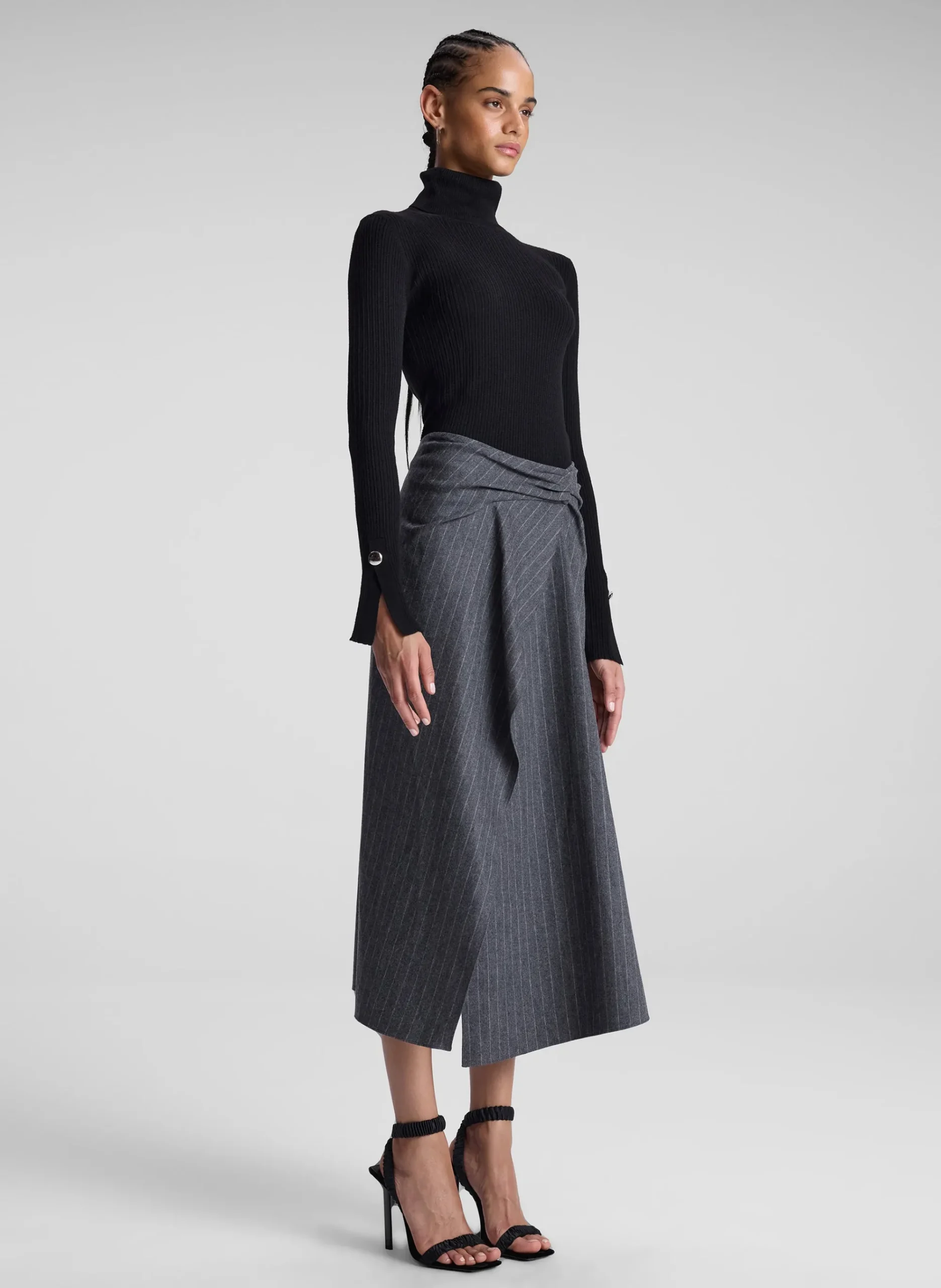 clara_wool_cashmere_pinst_0.webp Women A.L.C. Bottoms | Skirts>Clara Wool Cashmere Pinstripe Midi Skirt