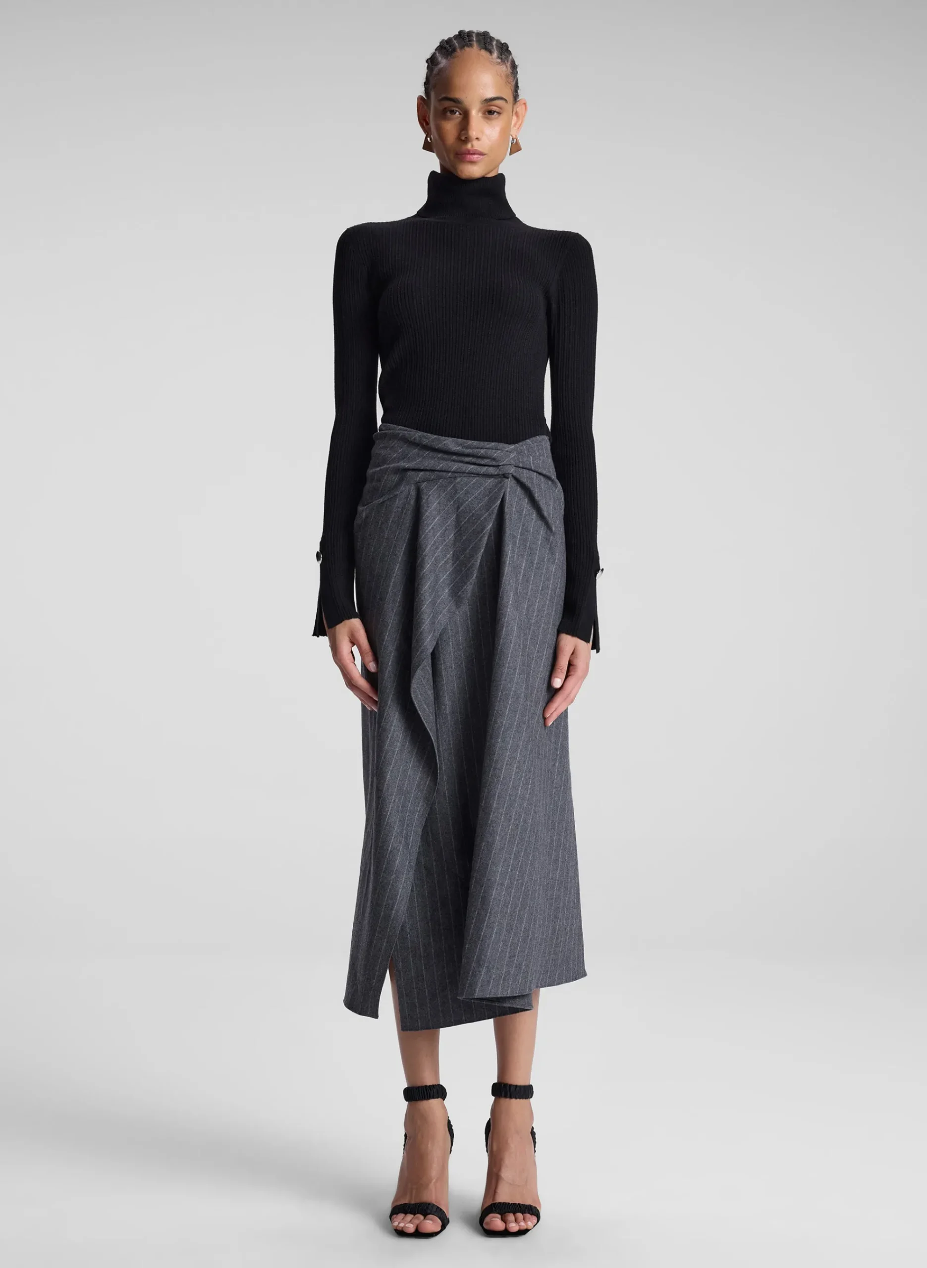 clara_wool_cashmere_pinst_2.webp Women A.L.C. Bottoms | Skirts>Clara Wool Cashmere Pinstripe Midi Skirt