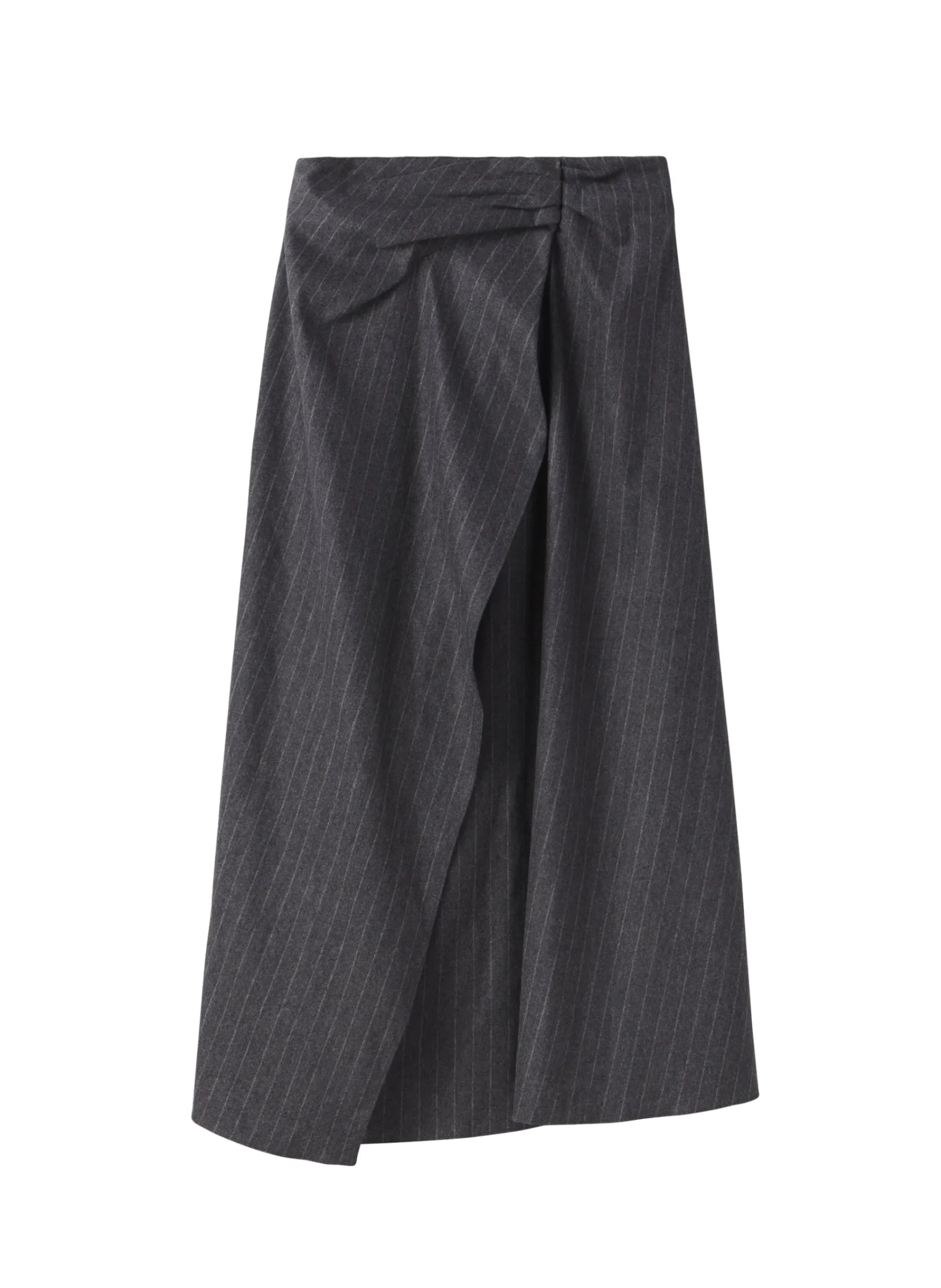 clara_wool_cashmere_pinst_5.webp Women A.L.C. Bottoms | Skirts>Clara Wool Cashmere Pinstripe Midi Skirt