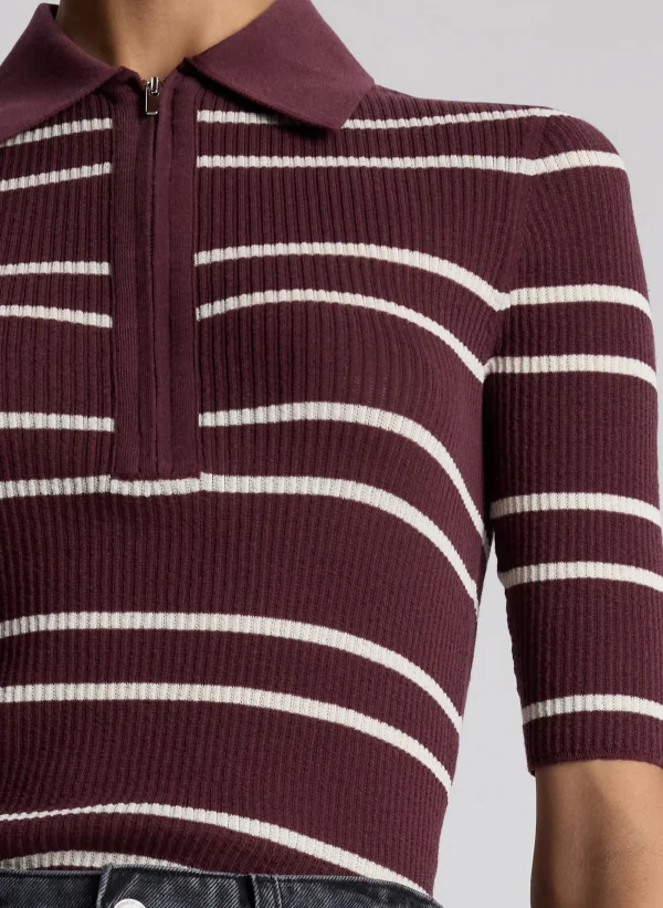 Women A.L.C. Tops>Cooper Fine Cotton Ribbed Top