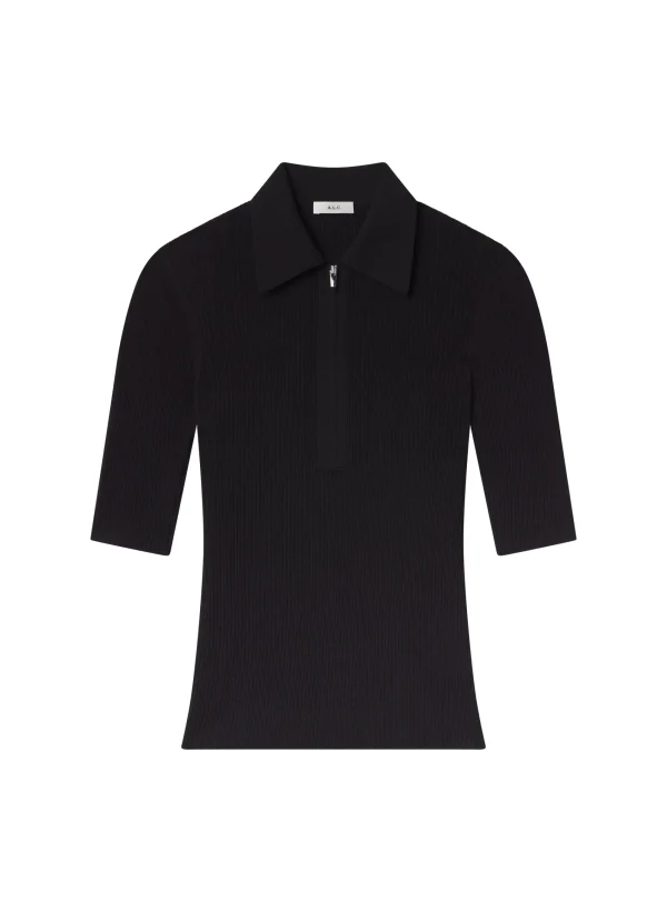 Women A.L.C. Tops | Knitwear>Cooper Fine Cotton Ribbed Top