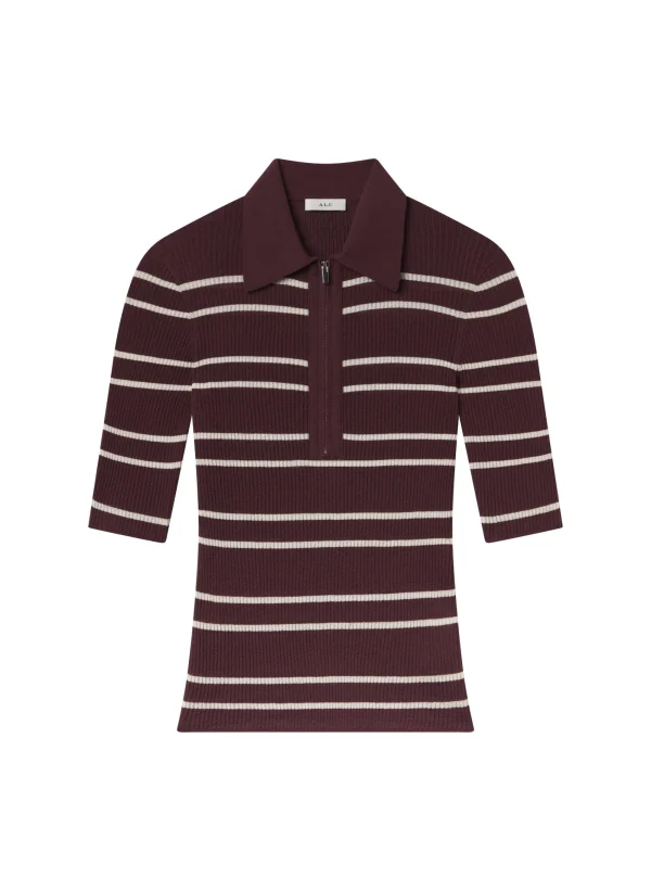 Women A.L.C. Tops>Cooper Fine Cotton Ribbed Top