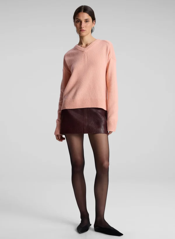 Women A.L.C. Bottoms | Skirts>Cowan Leather Mini Skirt