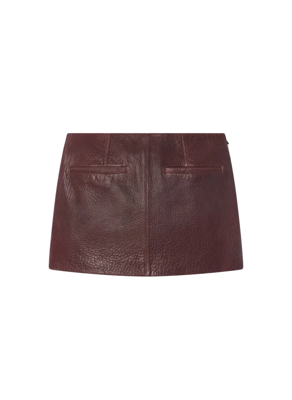 Women A.L.C. Bottoms | Skirts>Cowan Leather Mini Skirt
