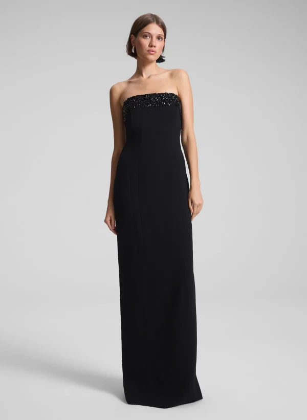 Women A.L.C. Dresses>Elizabeth Strapless Embellished Gown