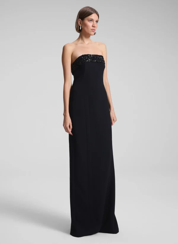 Women A.L.C. Dresses>Elizabeth Strapless Embellished Gown