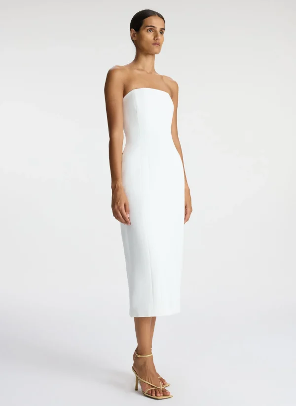 Women A.L.C. Dresses>Elizabeth Strapless Midi Dress
