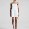Women A.L.C. Dresses>Elsie Embellished Trim Strapless Mini Dress