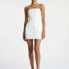 Women A.L.C. Dresses>Elsie Strapless Embellished Mini Dress