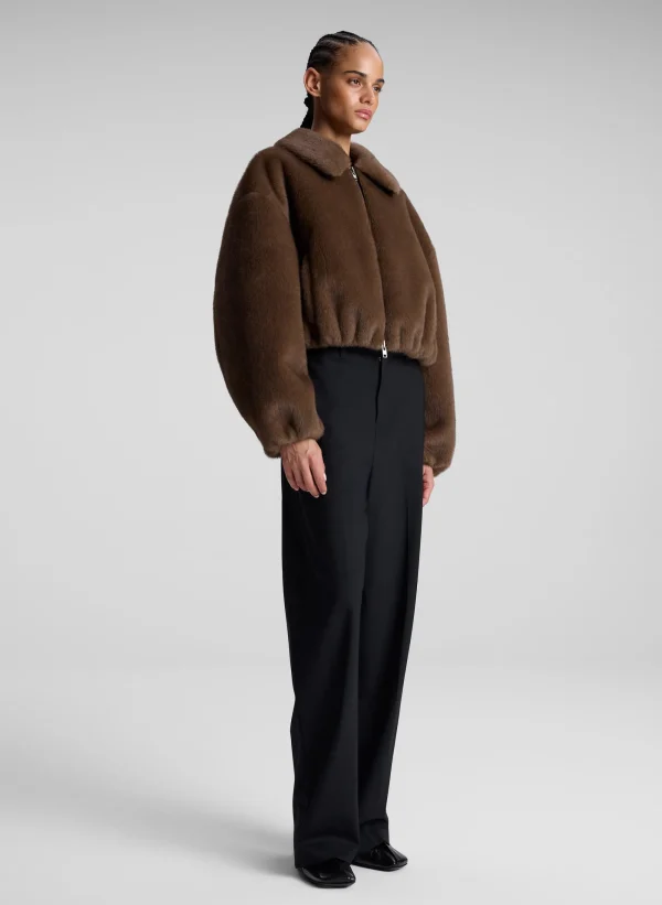 Women A.L.C. Jackets & Coats>Esme Faux Fur Jacket