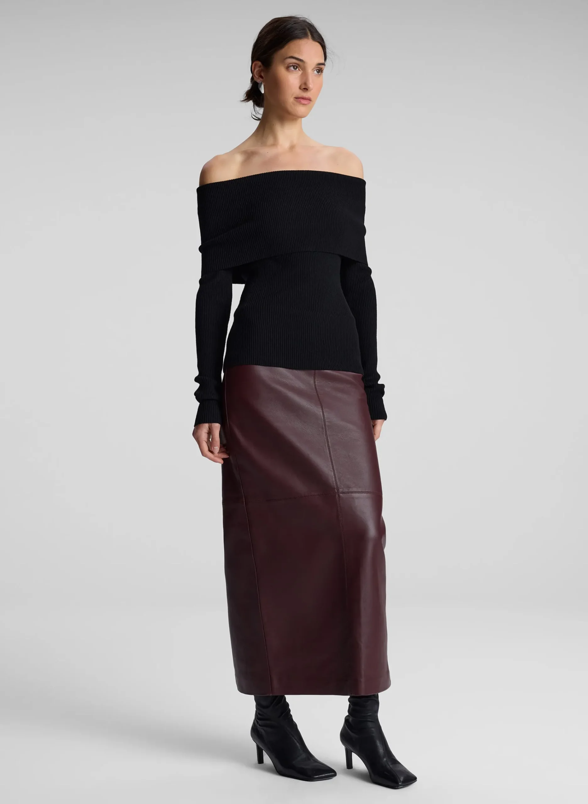 evelyn_merino_off_shoulde_0.webp Women A.L.C. Tops | Knitwear>Evelyn Merino Off Shoulder Top