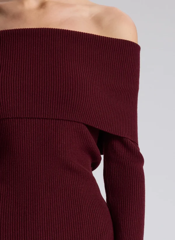 Women A.L.C. Tops | Knitwear>Evelyn Merino Off Shoulder Top