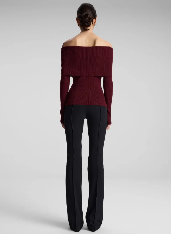 Women A.L.C. Tops | Knitwear>Evelyn Merino Off Shoulder Top