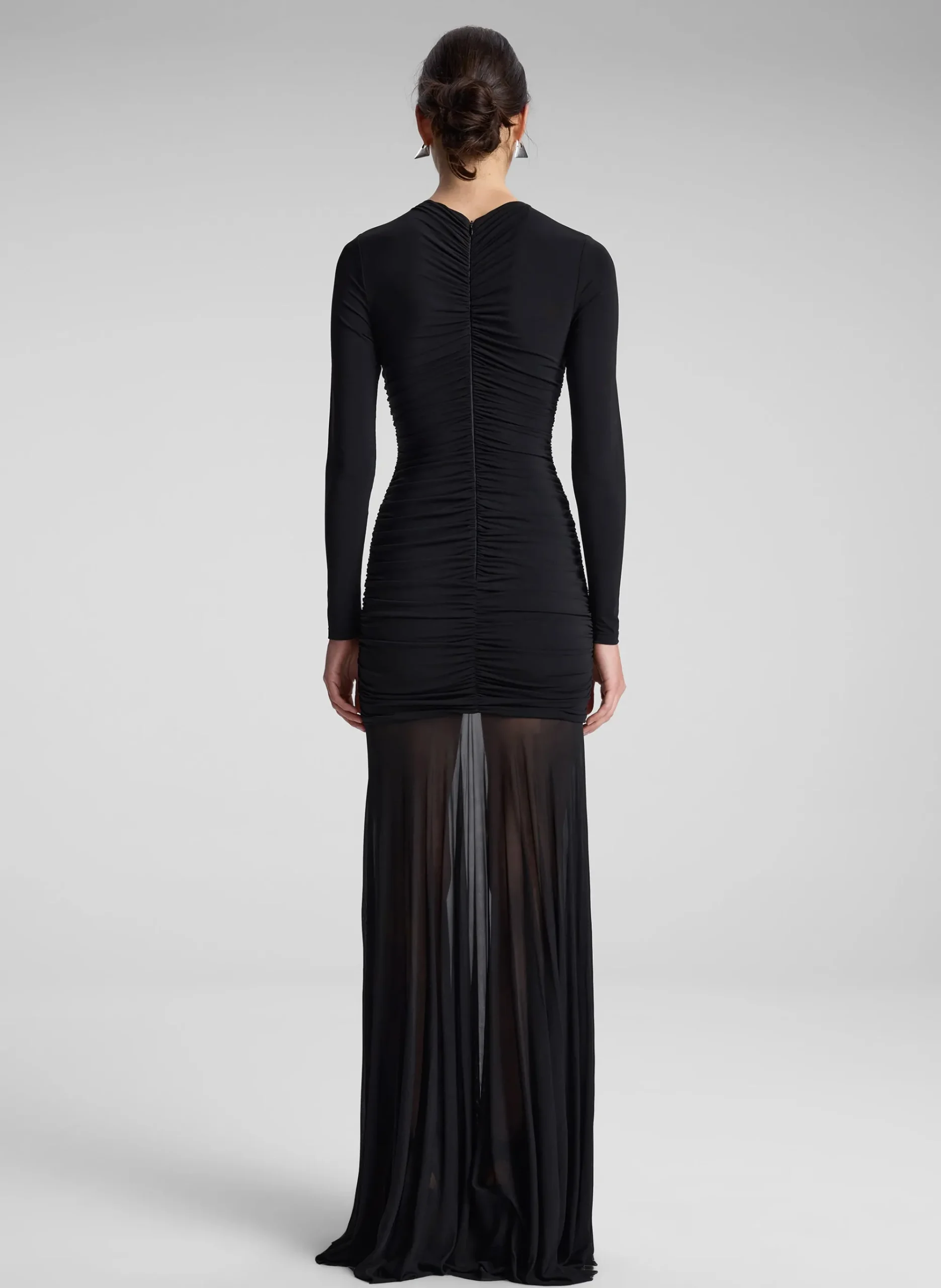 fawn_ruched_mesh_maxi_dre_4.webp Women A.L.C. Dresses>Fawn Ruched Mesh Maxi Dress