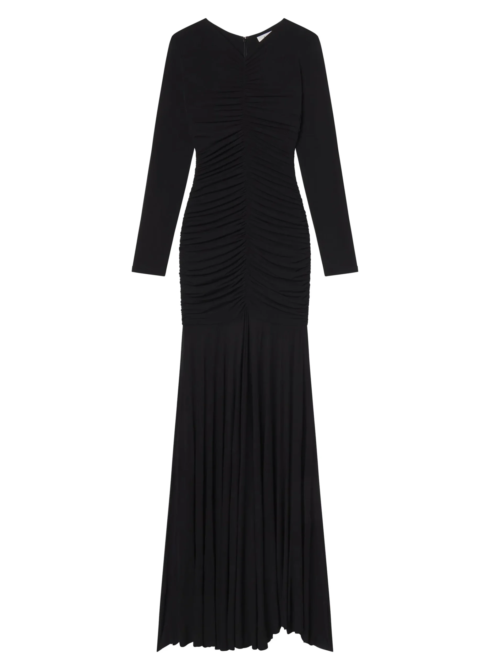 fawn_ruched_mesh_maxi_dre_5.webp Women A.L.C. Dresses>Fawn Ruched Mesh Maxi Dress