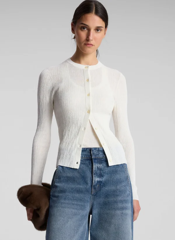 Women A.L.C. Tops | Sweaters>Fisher Fine Cotton Cardigan