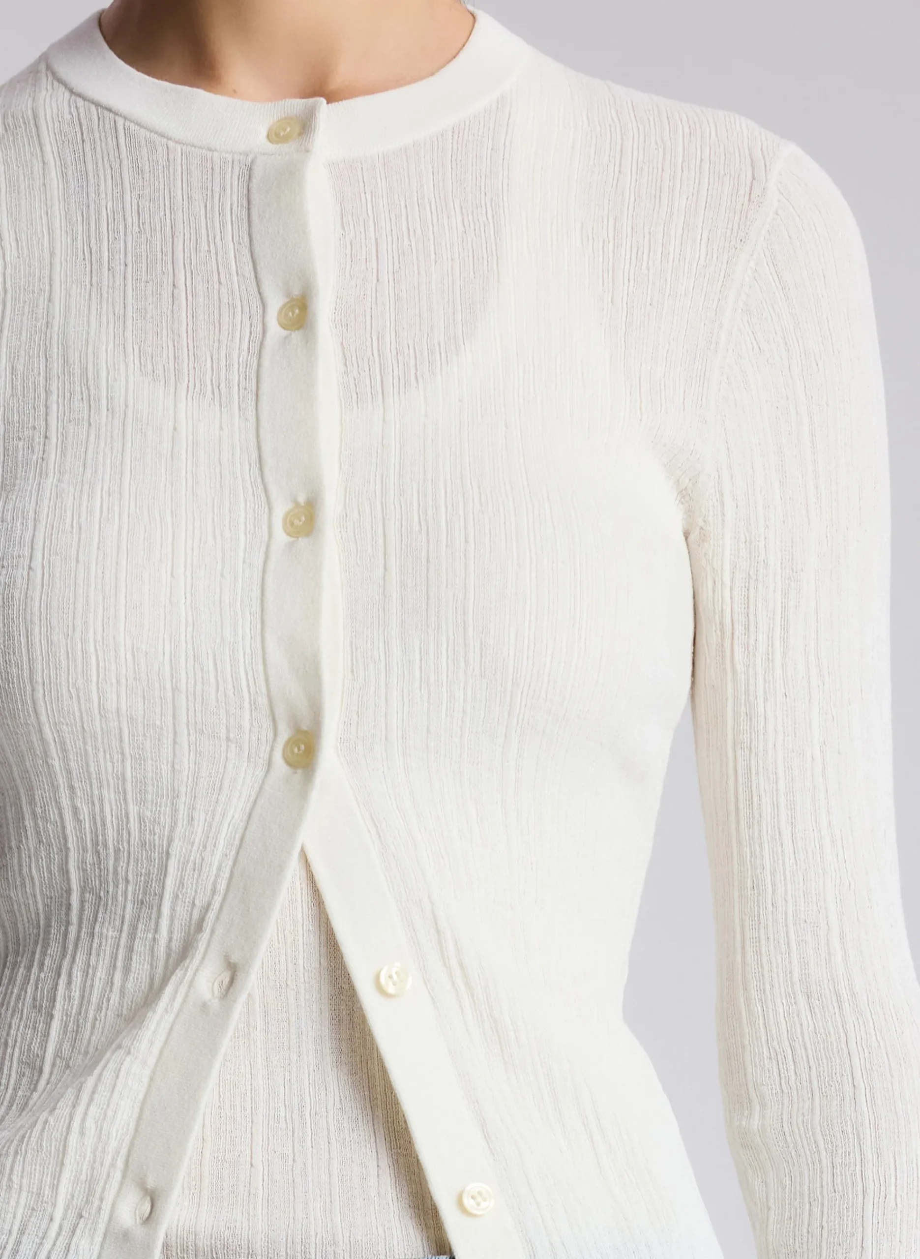 fisher_fine_cotton_cardig_1.webp Women A.L.C. Tops | Sweaters>Fisher Fine Cotton Cardigan