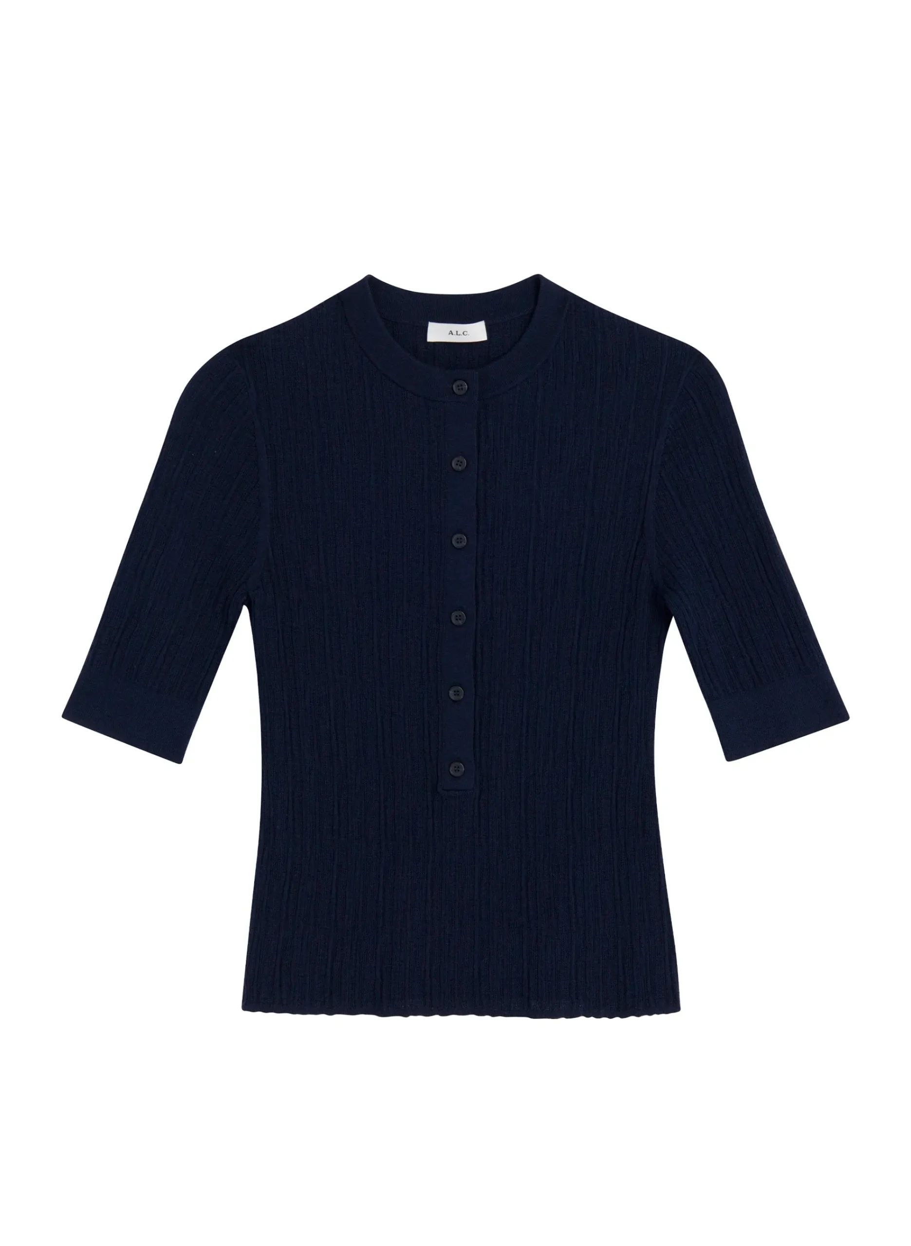 fisher_fine_cotton_knit_t_5.webp Women A.L.C. Tops | Knitwear>Fisher Fine Cotton Knit Top