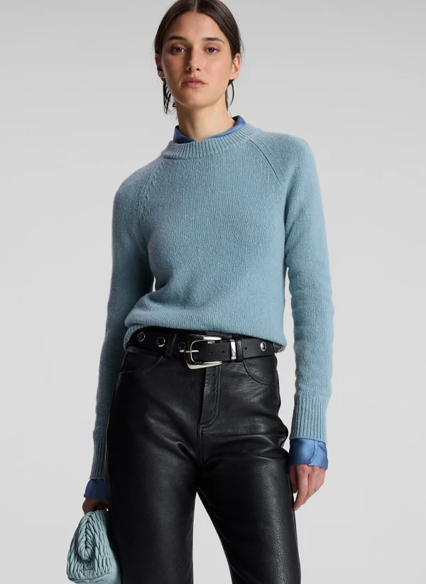 Women A.L.C. Tops | Sweaters>Frankie Wool Cashmere Crew Neck Sweater