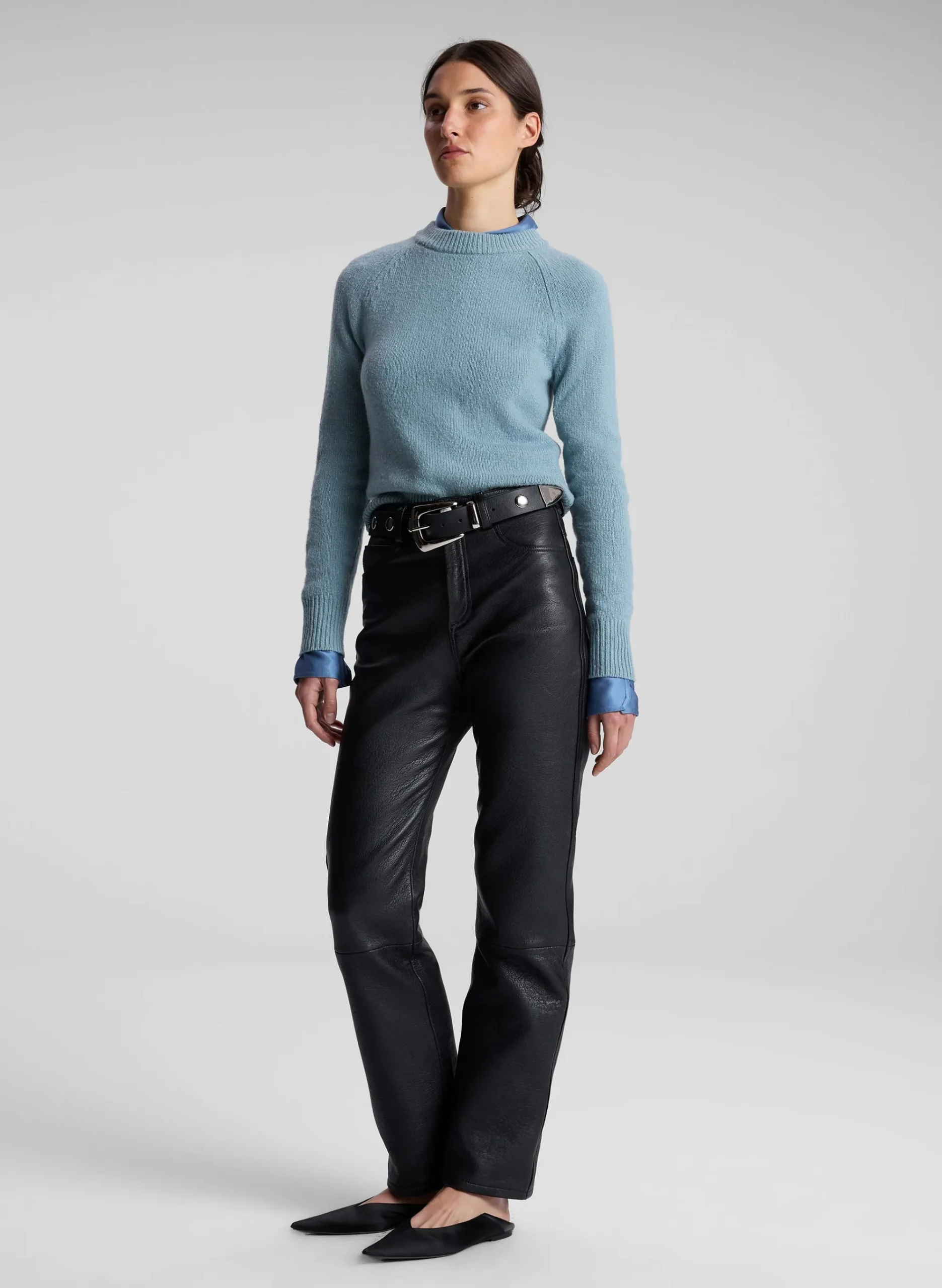 frankie_wool_cashmere_cre_3-1.webp Women A.L.C. Tops | Sweaters>Frankie Wool Cashmere Crew Neck Sweater